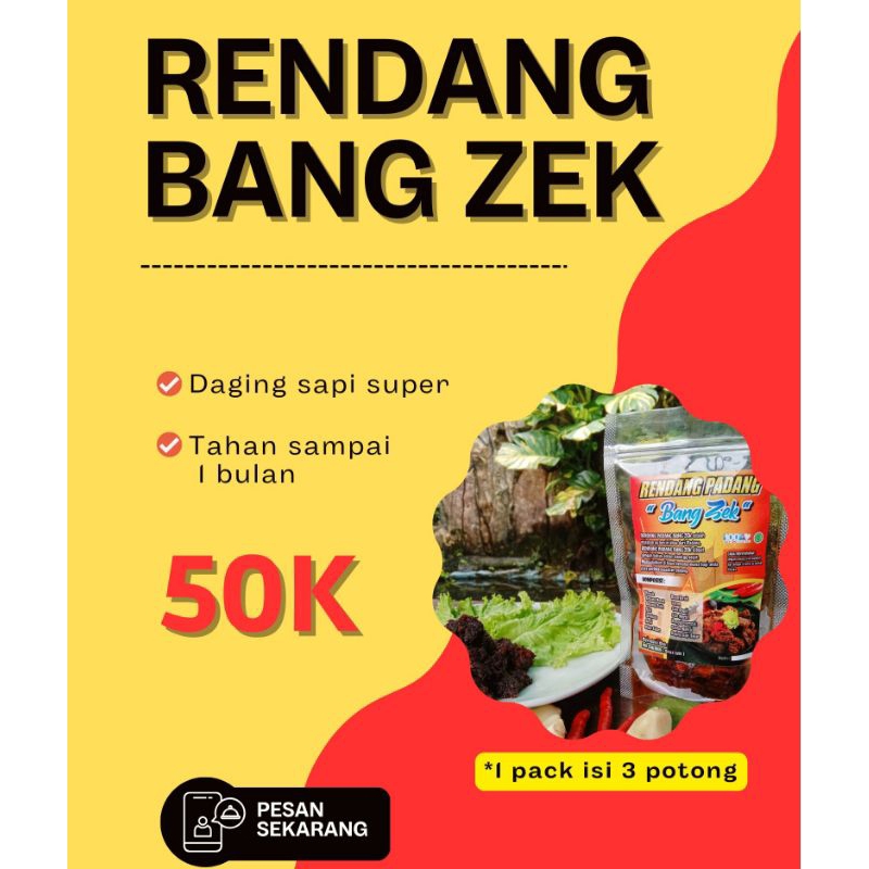 

Rendang Bang Zek - rendang kering