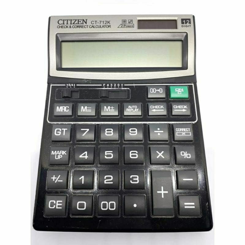 

KAIKULATOR CITIZEN CT712K BESAR 12 DiGIT
