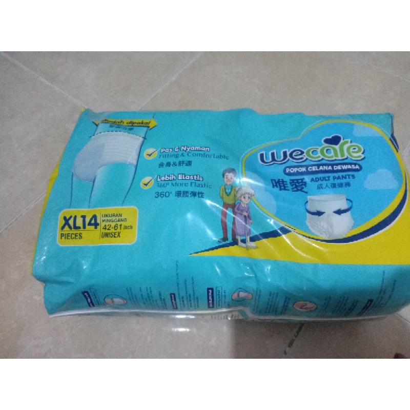 Wecare Pampers Celana Dewasa XL isi 14