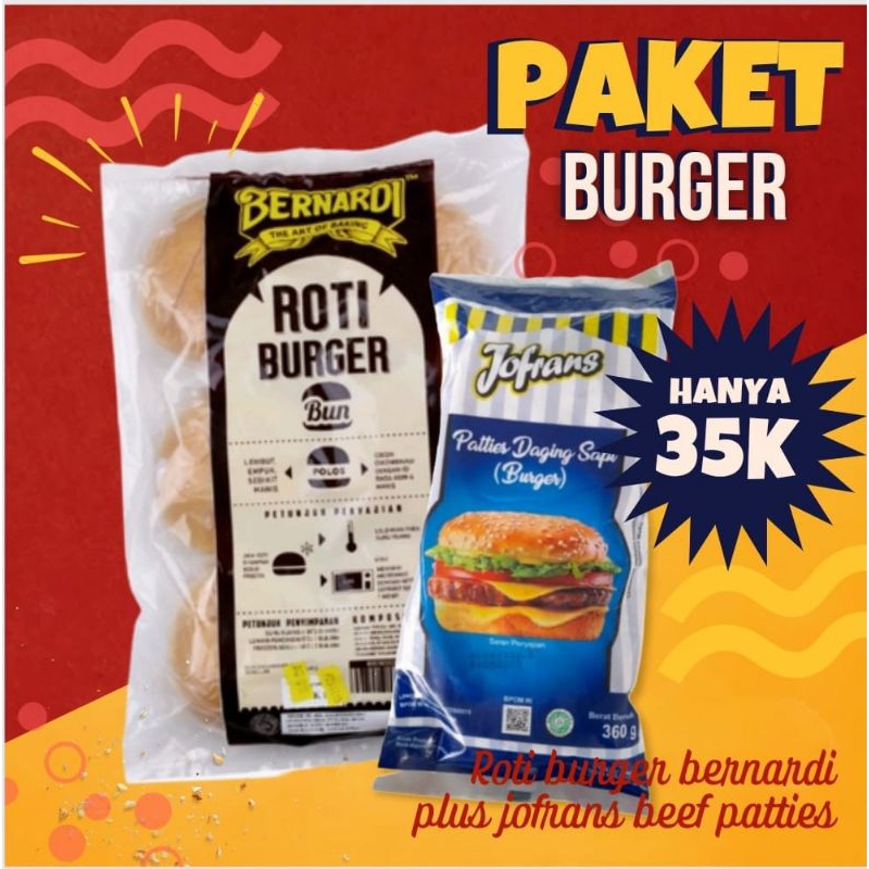 

Bernardi Roti Burger 6s Plus Jofran Patties Sapi 6s