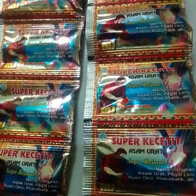 1 SACHET PIL SUPER KECETIT