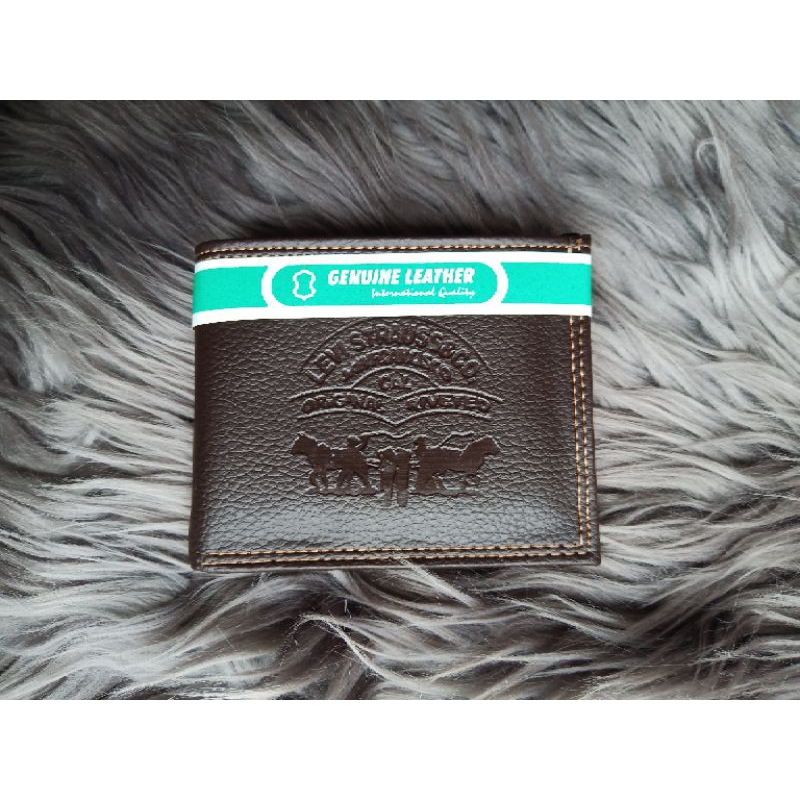 Dompet Pria Dompet Kulit Sintetis LIVE'S Dengan Slot Kartu Multi + BOX