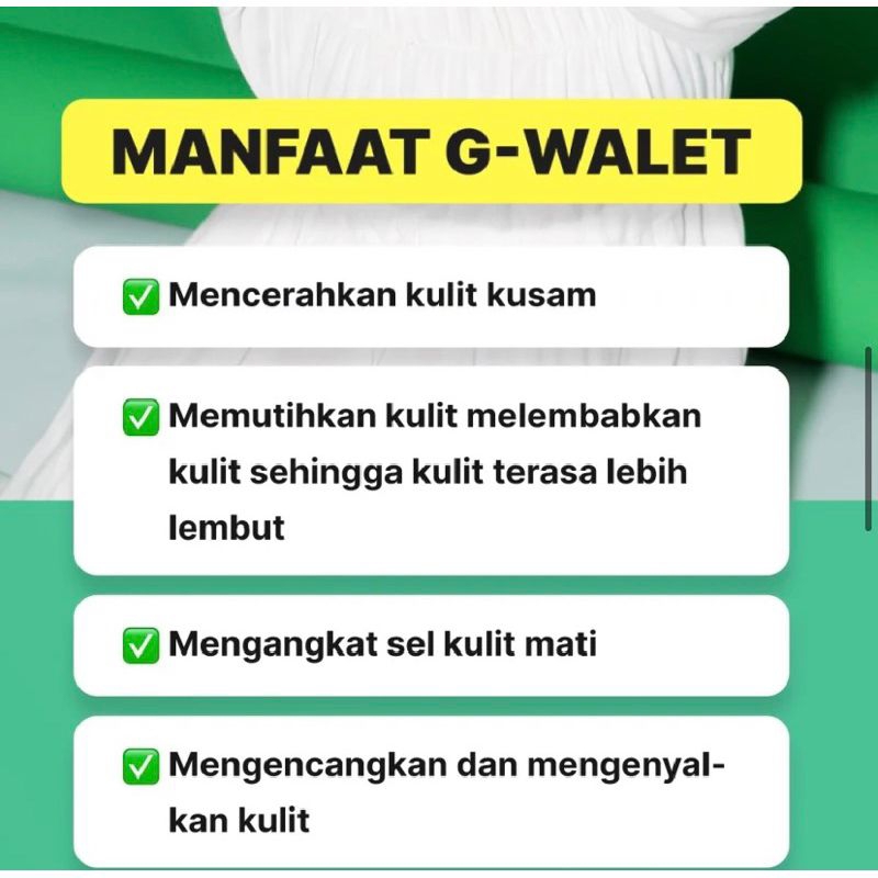 G-WALET LOTION PEMUTIH MENGANDUNG LIUR WALET