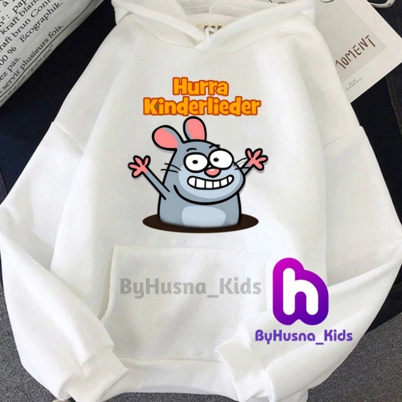 HURRA KINDERLIEDER JAKET HOODIE ANAK HURRA KINDERLIEDER YUTUB ATASAN ANAK PAKAIAN ANAK UNISEX CEWE C