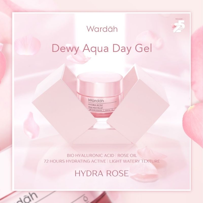 Wardah Hydra Rose Dewy Aqua Day Gel 40gr