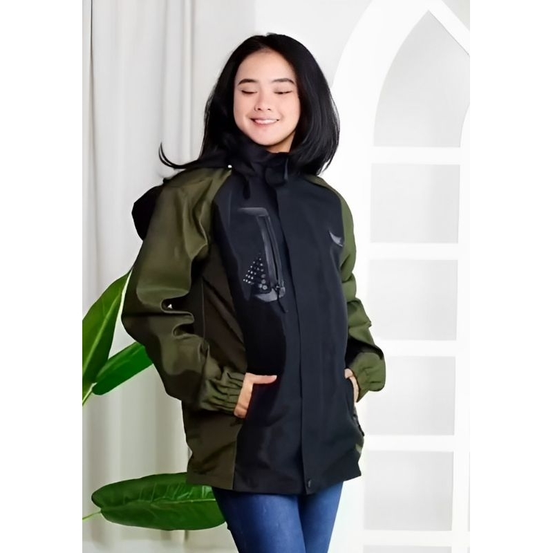 Jaket Waterproof/Anti Air Wanita/Cewek Panjang | OOTD Jaket Anti Air Wanita Kekinian Premium and Best Quality!