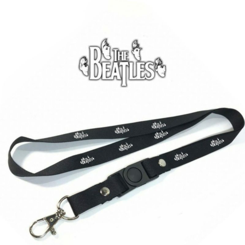 

Lanyard THE BEATLES Tali Lanyard Gantungan Kunci Name Tag Id Card / Pods / Brand lokal