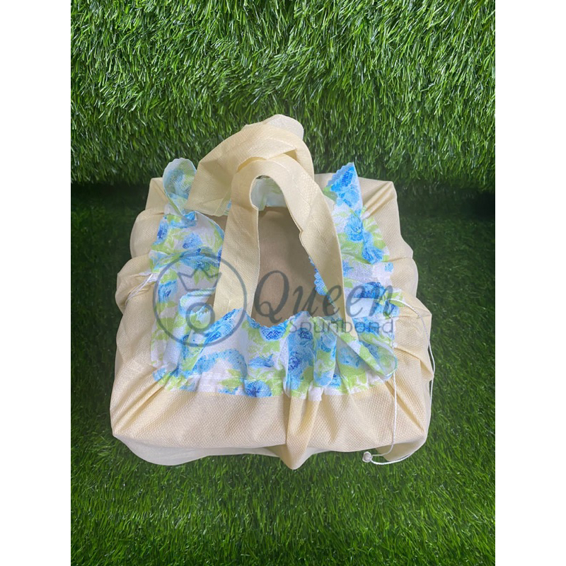 HARGA LUSIN ISI 12 BIJI -TAS HAJATAN SERUT   POLOS   25x25  WARNA TDK BISA REQUEST