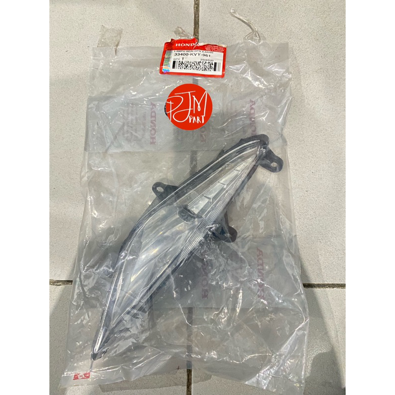 33400-KVY-961 LAMPU SEIN KANAN DEPAN BEAT KARBU KVY ORI HONDA