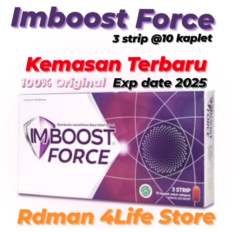 Imboost Force 30 Kaplet Original Soho Terjamin