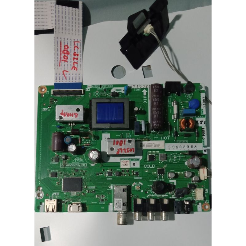 mesin tv Sharp 32 inc LC32LE 1801