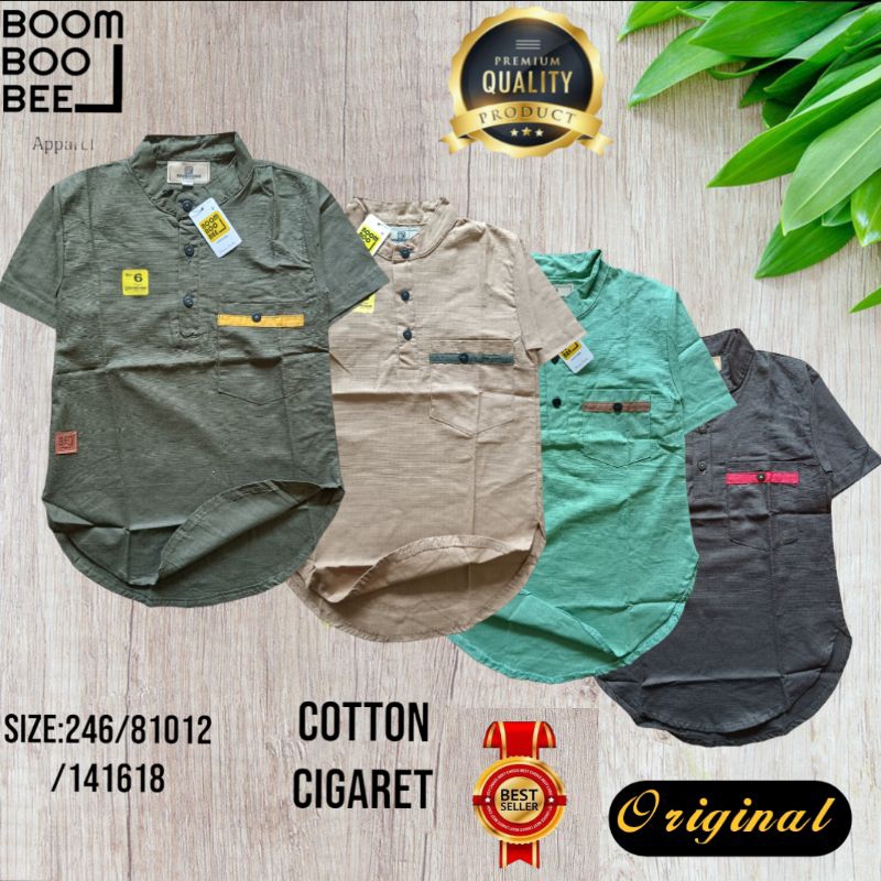 (COD) KURTA ANAK BOOMBOOBEE KIDS,JUNIOR,REMAJA 1-12 TH WARNA COKSU DAN ARMY