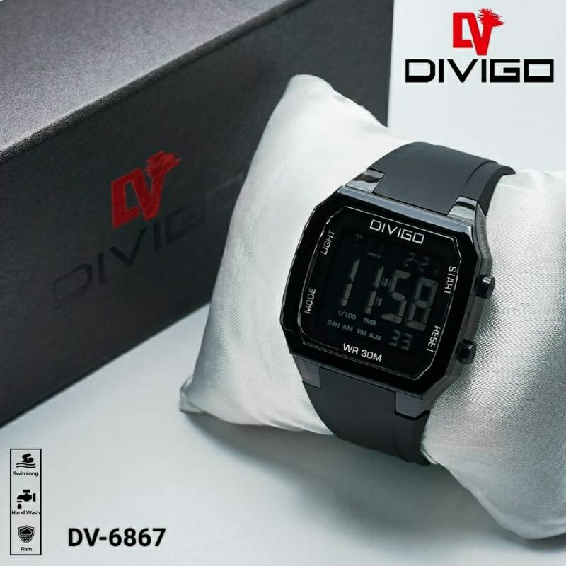 Original Jam Tangan Divigo 6867 Tahan Air Terlaris Free Box