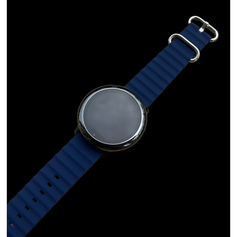 Strap Tali Jam Tangan Silicon New model Smart watch Navy 22mm