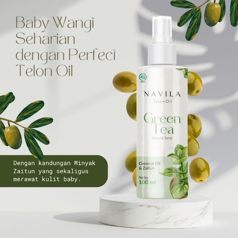 Navila Baby Telon Oil 100 ml - Minyak Telon Untuk Bayi &amp; Anak