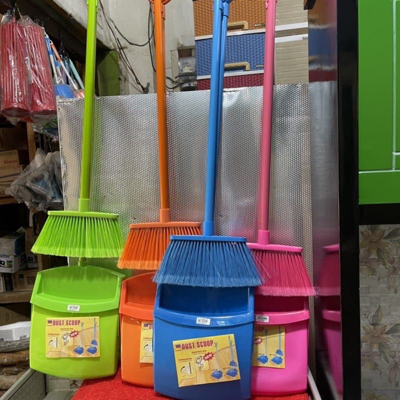 Sapu+Pengki Set Nagata NGT 742 S Dust Scoop Nagata / Sapu Pengki Tutup Sapu Nilon