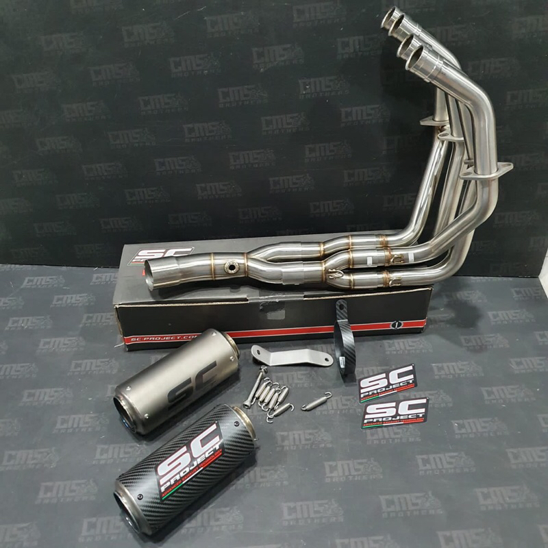 Knalopt Racing SC Project CRT 54mm Kawasaki ZX25R Original