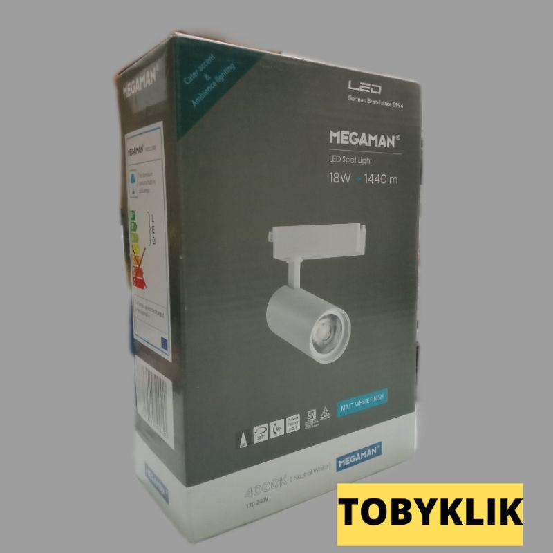 Megaman LED Spot Light 18W 4000K MQTL1080 / Lampu Sorot