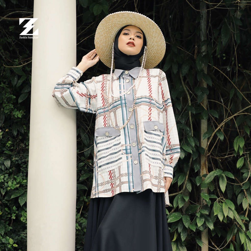 Preloved Zaskia sungkar nala blouse xl