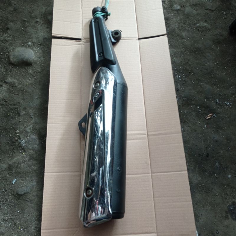slincer knalpot standar yamaha vega zr original