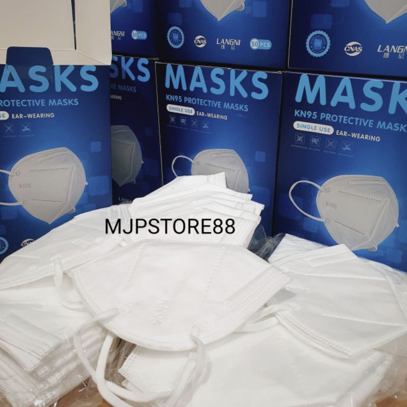 Masker KN95 5Ply Embos Kawat Dalam 1Box Isi 50Pcs