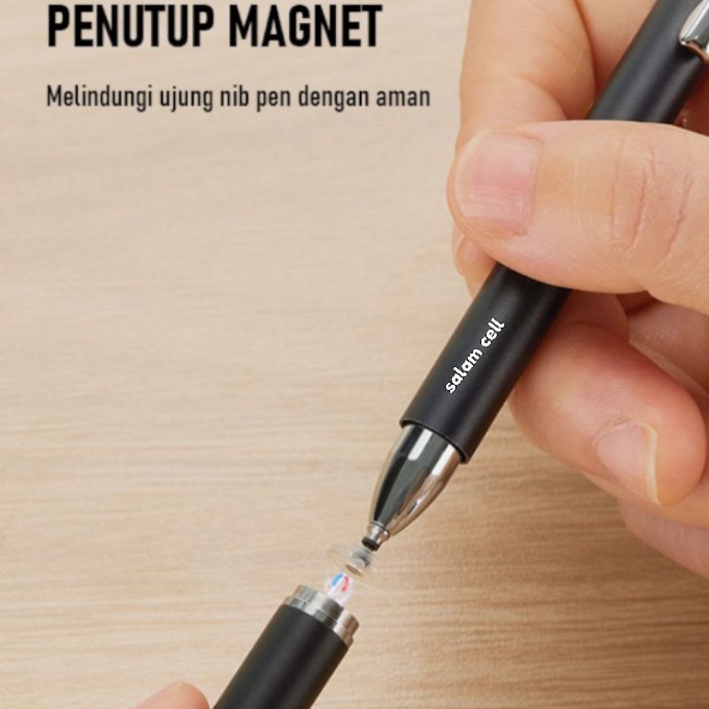 STYLUS PEN Robot RSP02 Universal 2 in 1 Capacitive for Mobile and Tablet PC ORIGINAL garansi Resmi