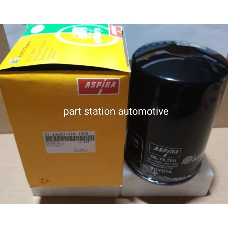 FILTER OLI TOYOTA HIACE ASPIRA TO-15600-HIA-1800