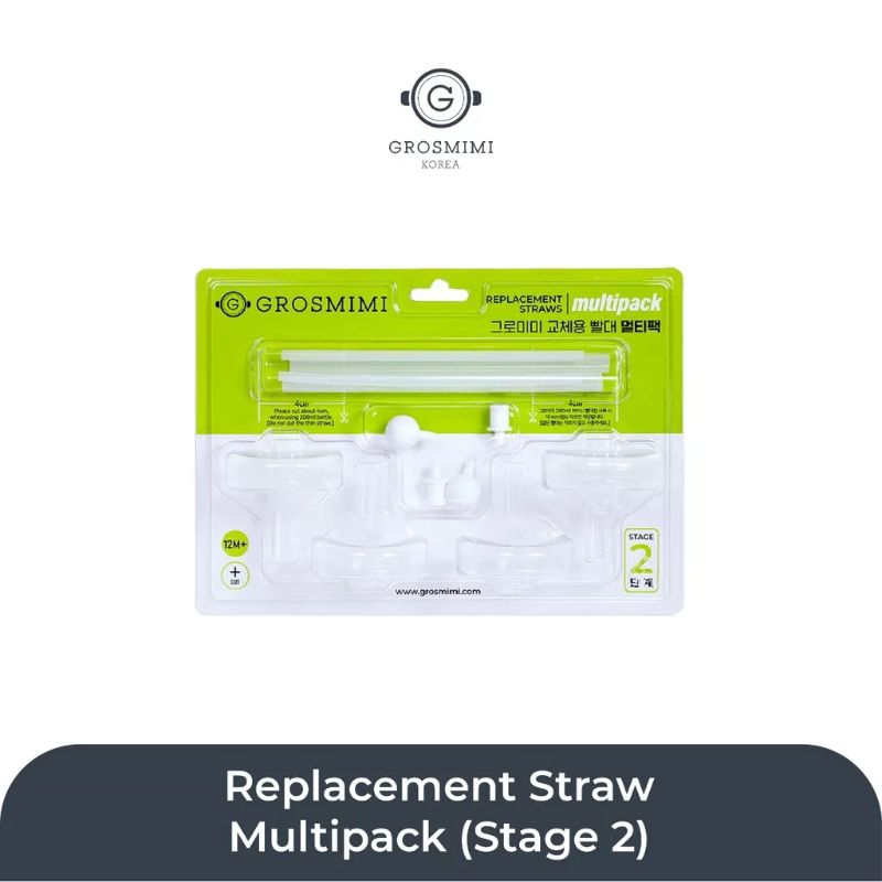 Grosmimi Multipack Replacement Straws - Sedotan Botol