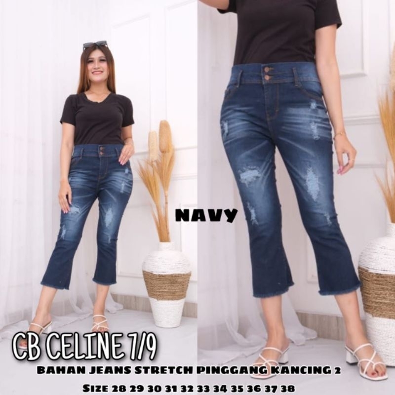 OOTD Celine Celana Jeans Cutbray Vintage Viral Rekomendasi Influencer Affliasi Cod