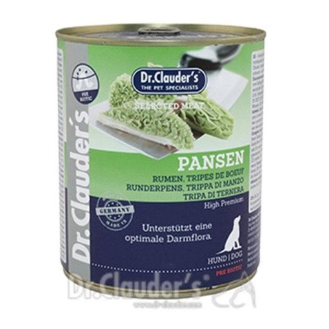 Dr.Clauder's Selected Meat - Pansen / Rumen (Usus Besar Sapi) 800gram Dog Wet Food - Makanan Basah U