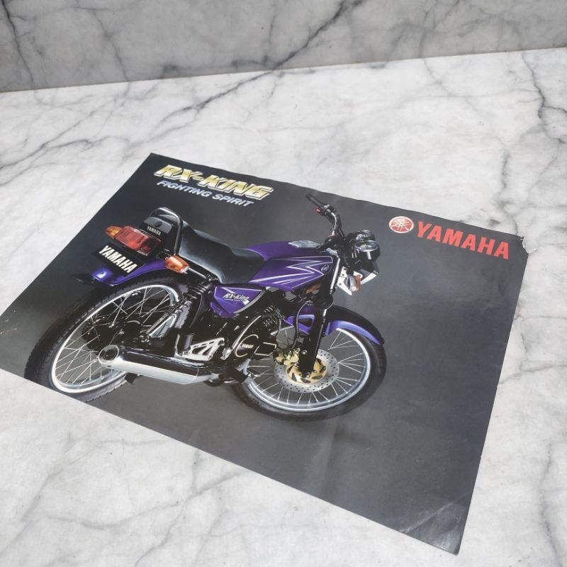Brosur poster yamaha rx-king 2003 original