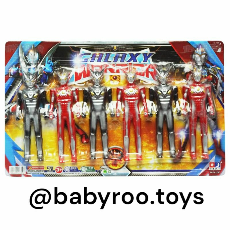 ROBOT ULTRAMAN GALAXY 6PCS IM-565/BC