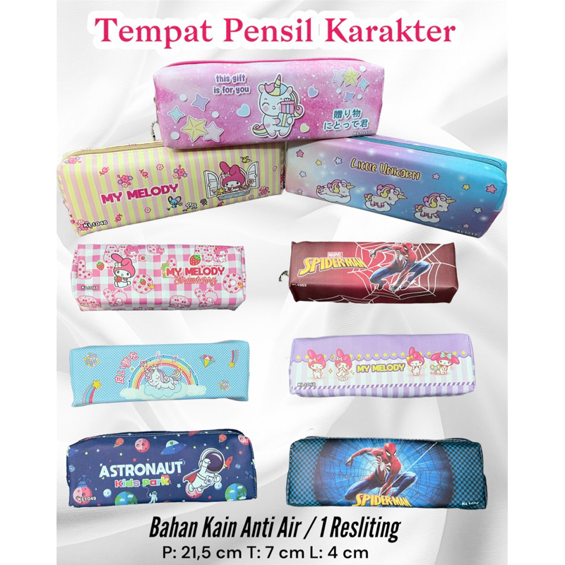 TEMPAT PENSIL ANAK BERKARAKTER