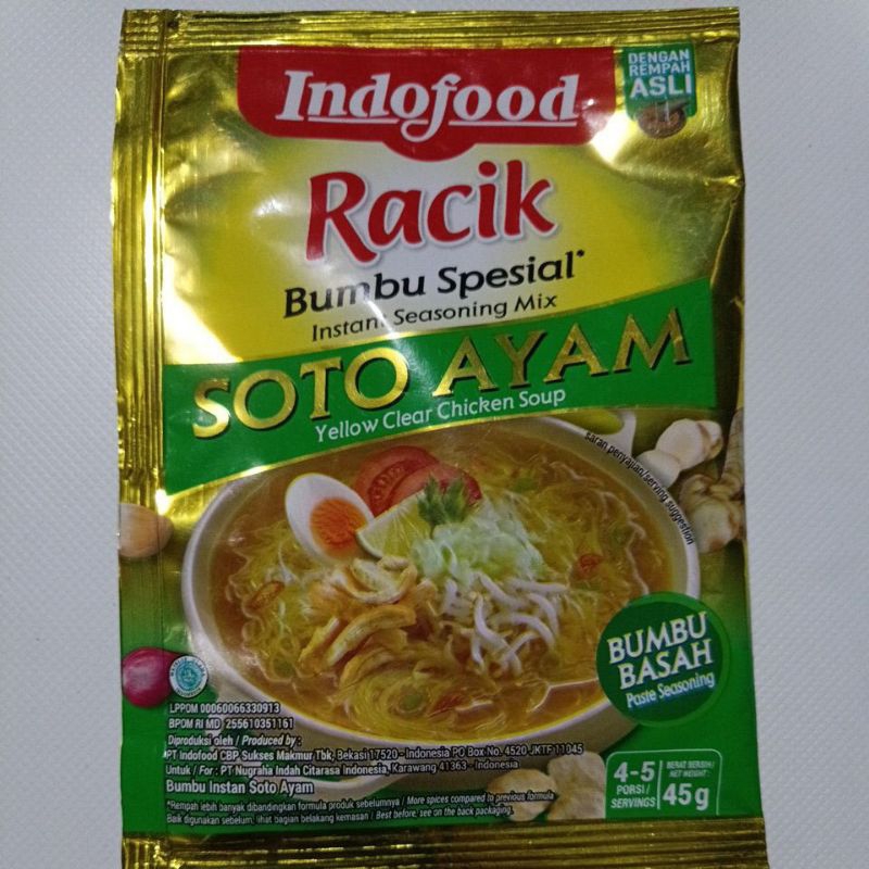 

BUMBU INSTAN INDOFOOD RACIK SOTO AYAM 45g BUMBU SACHET BUMBU DAPUR BUMBU REMPAH ASLI BUMBU BASAH BUMBU BUBUK BUMBU TERLARIS BUMBU TERENAK BUMBU TERPOPULER BUMBU PROMO BUMBU TERMURAH BUMBU TERBAIK BUMBU PRAKTIS BUMBU MASAKAN INDONESIA BUMBU PELENGKAP NO.1