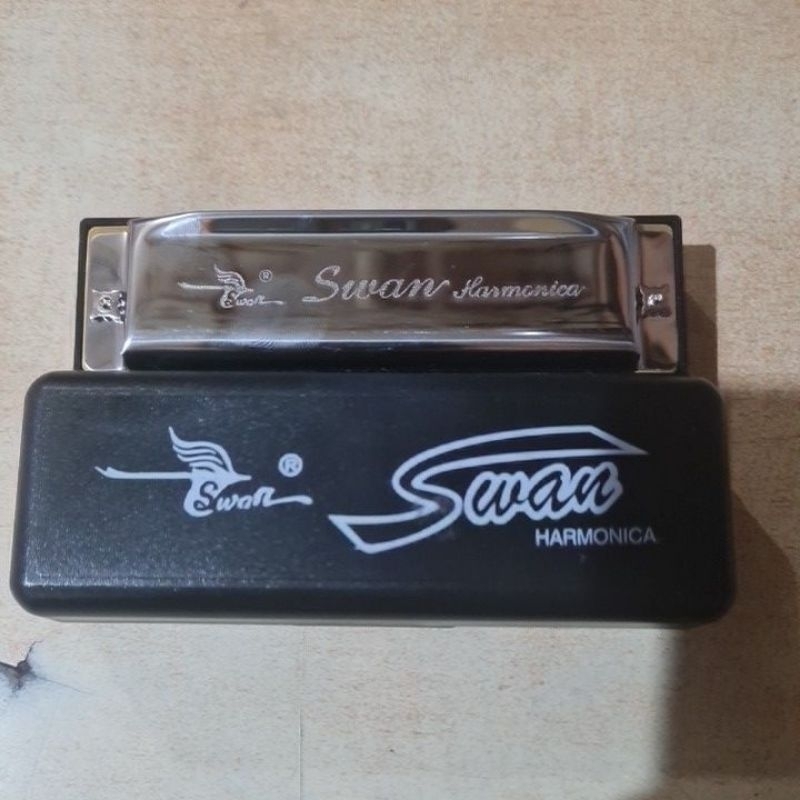 harmonika harmonica swan 10 hole nada C