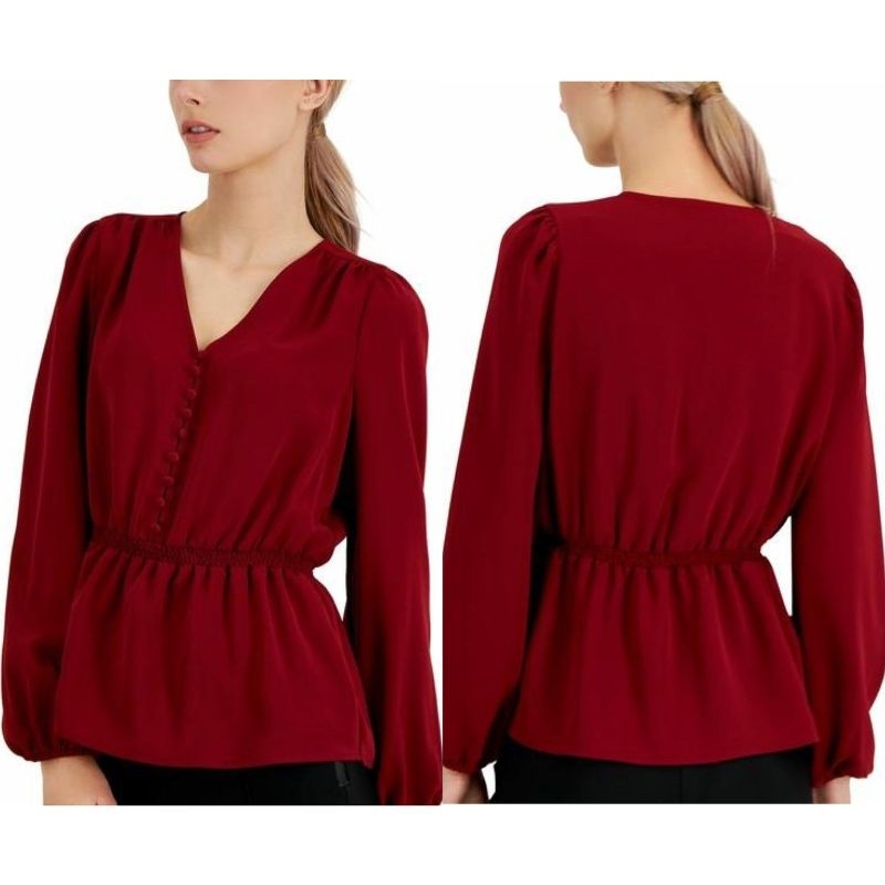 Alfani peplum blouse