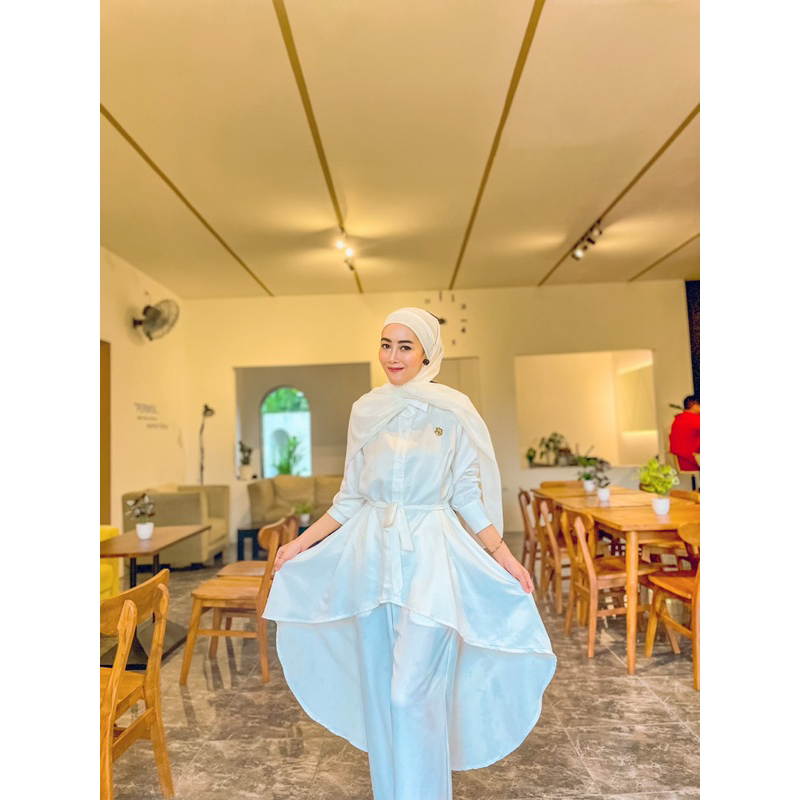 Camila set/dress lebaran/dress zara/setelan atasan celana/kemeja zara/gamis lebaran terbaru 2023/set