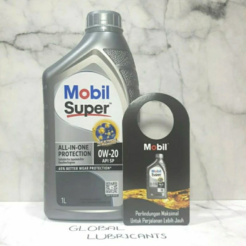 Mobil Super 'All-In-One Protection' 0W-20 API SP 1 Liter (Oli Mobil Fully Synthetic)