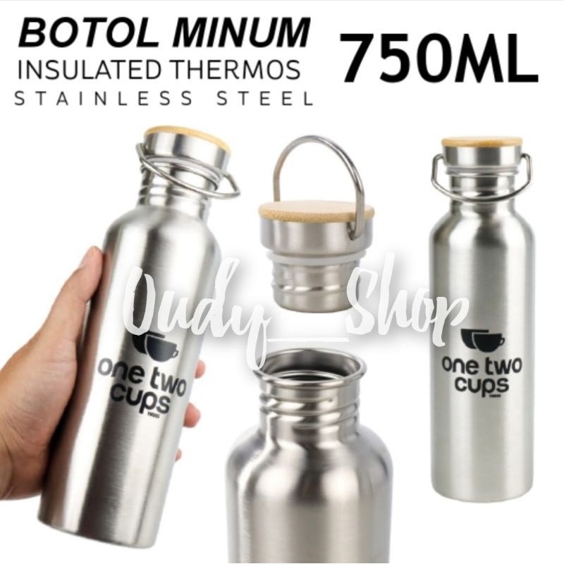 Botol Minum Travel Aluminum Praktis Insulated Thermos