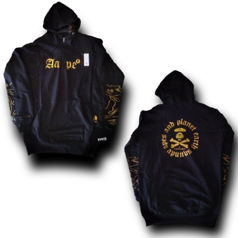 Hoodie Sweater A BATHING BAPE X AAPE BATIK GOLD