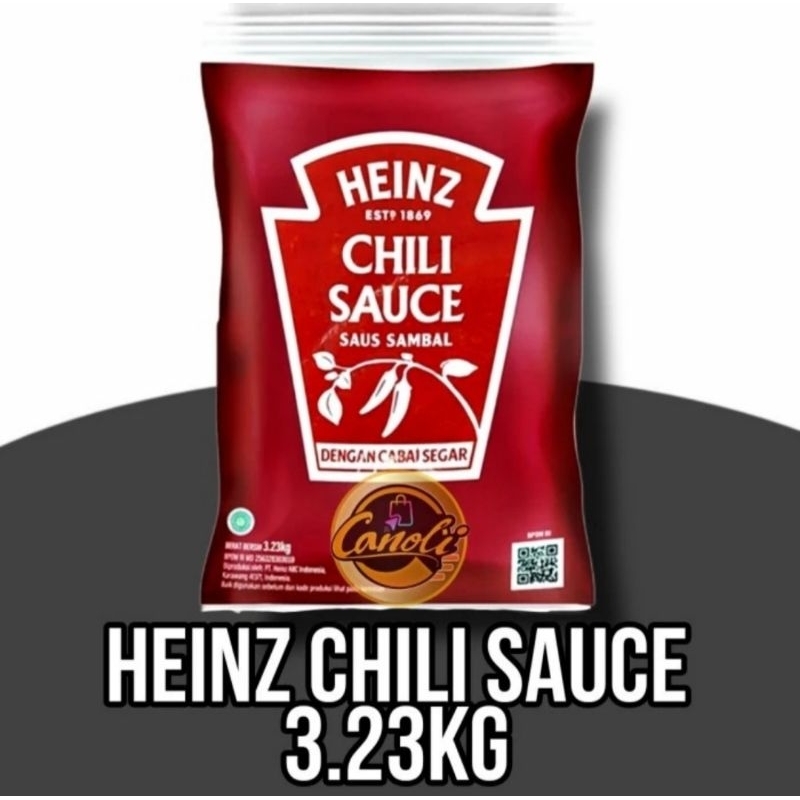 heinz chili sauce 3.23kg saus sambal pedas premium 3.23 kg