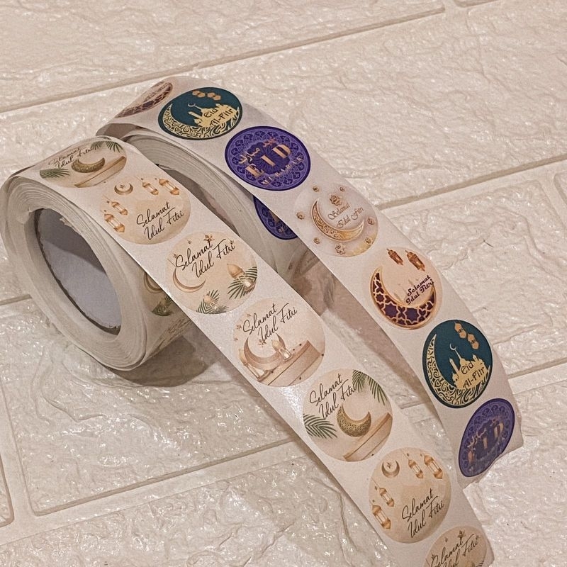 

Label Sticker IDUL FITRI uk diameter 2.5 cm ~ NEW EDITION.