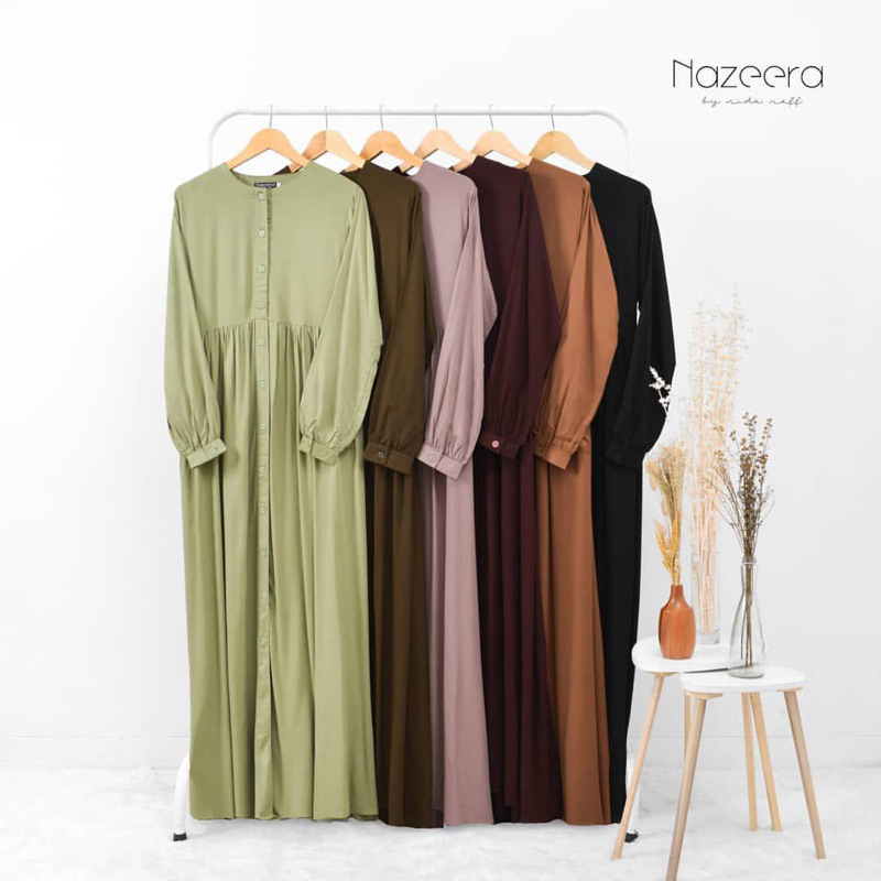 KHAYA DRES by Nazeera | Gamis saja | Nazeera| KDGALLERYHOUSE