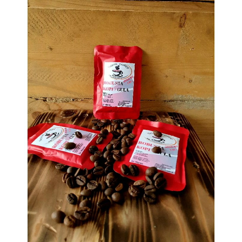 

Nonie Coffe sachet Robusta Dampit kopi + gula 28gr