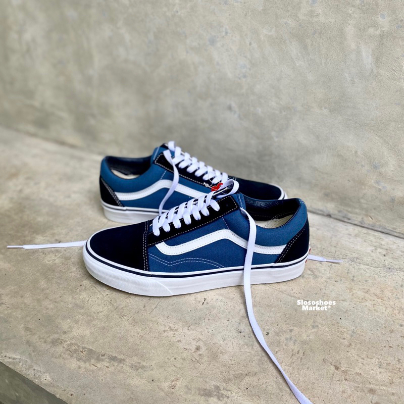 Vans Old Skool Classic Navy - 100% Original / RESMI