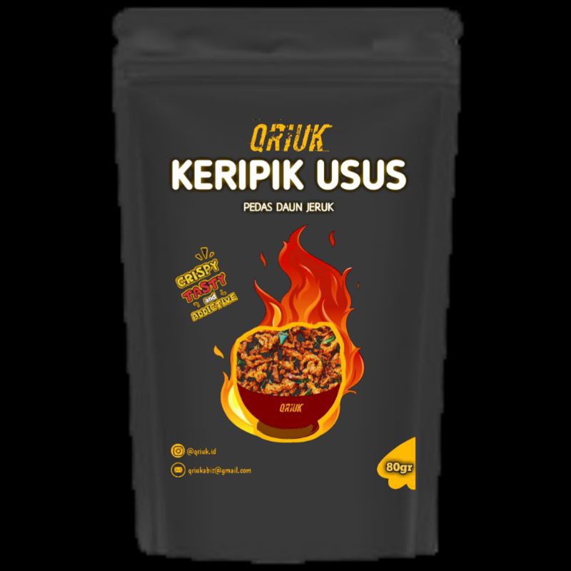 

KERIPIK USUS AYAM CRISPY RENYAH! QRIUK.ID