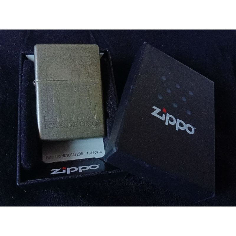 Zippo Big M Antique Silver Rep-37 tahun 2001