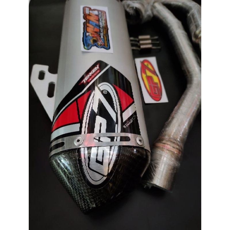 Knalpot Gp7 tekken carbon klx crf