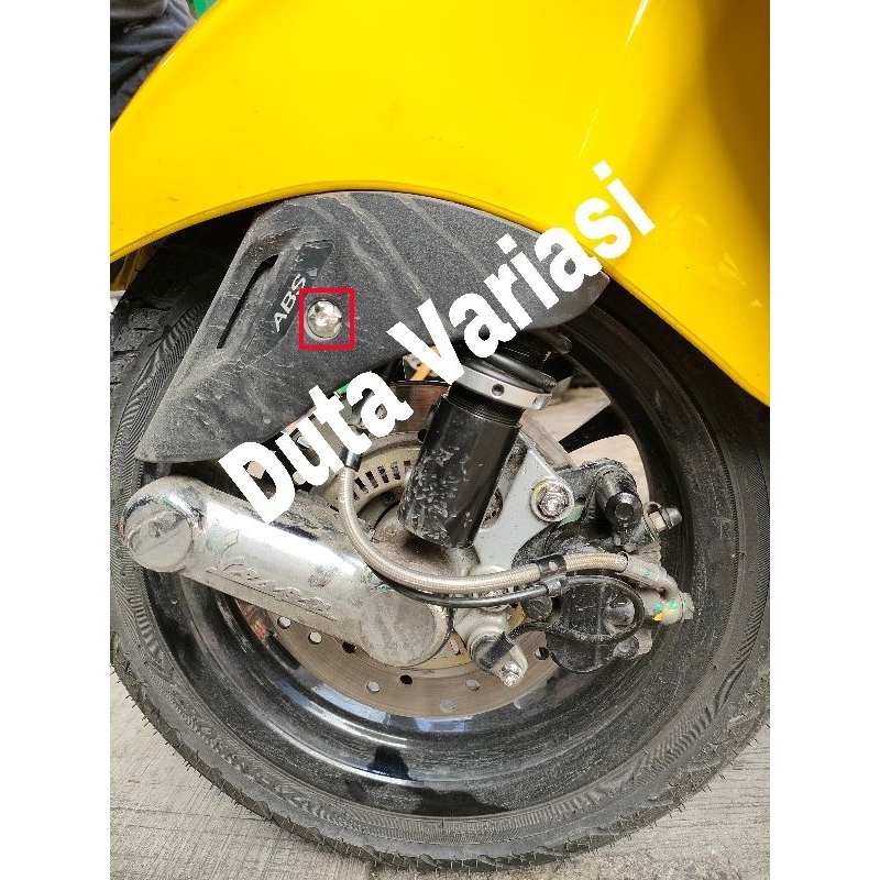 Baut  Spakbor Depan Vespa Matic