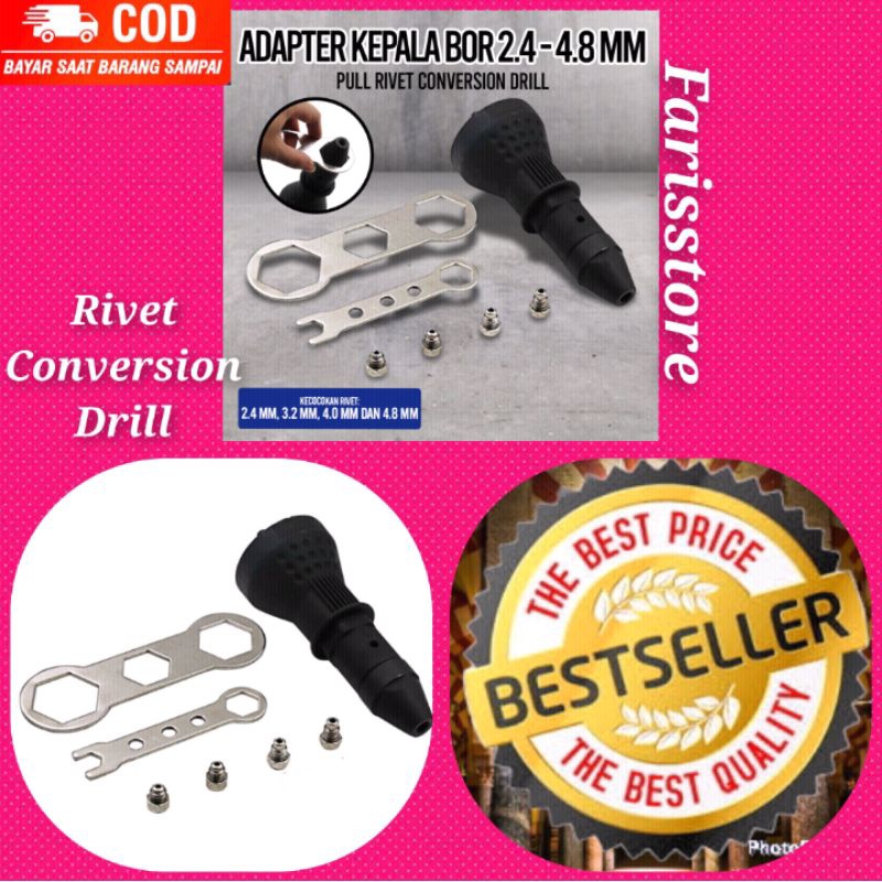 rivet adapter mesin bor black